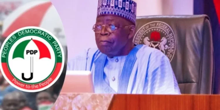 PDP describes Tinubu’s two years administration as a ‘nightmare’