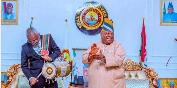 Amen, we are all together’ — Adeleke joins Gbajabiamila in prayer for APC