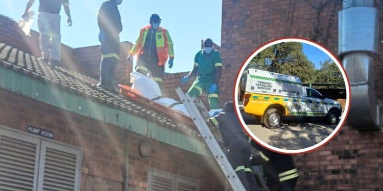 Man found dead on police station roof