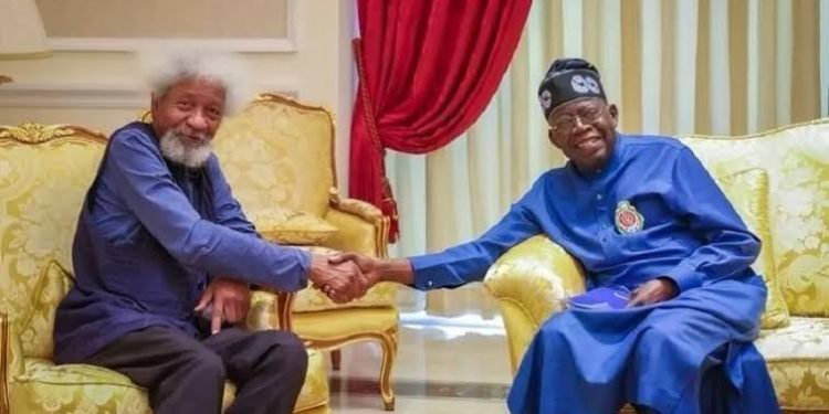 President Tinubu Hails Wole Soyinka at 91, Describes Him as ‘Uncommon Patriot’