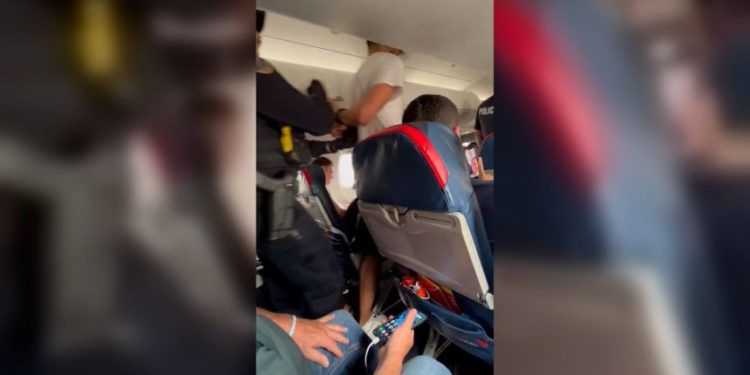Plane makes emergency landing after Passenger tries to open door mid-flight