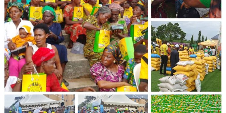 Ogah Distributes Items Worth Millions to Constituents, Calls for Family Faithfulness