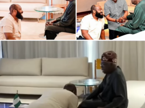 Trending video of Niger state gov, Mohammed Umar Bago, prostrating to greet President Tinubu