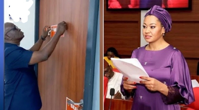 National Assembly Unseals Senator Natasha’s Office