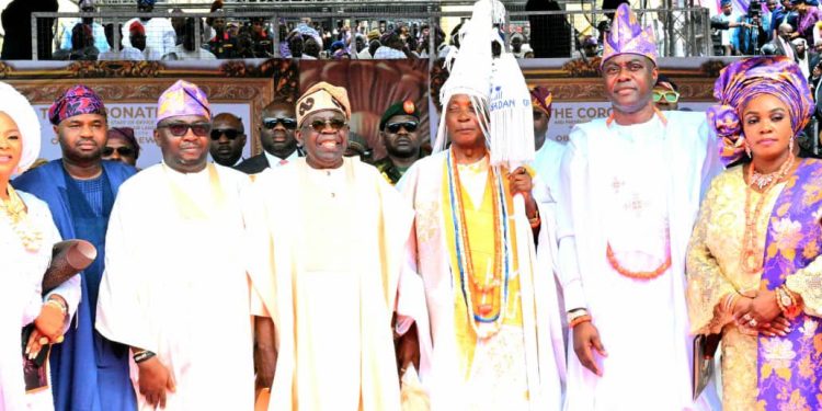 Create Ibadan State,’ Oba Ladoja Tells Tinubu After Installation As 44th Olubadan