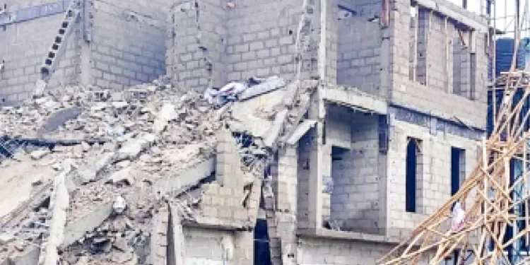 Many trapped as three-storey building collapses in Anambra