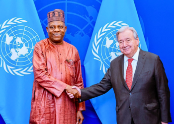 Shettima Meets With UN Secretary-General Over Permanent Security Council Bid