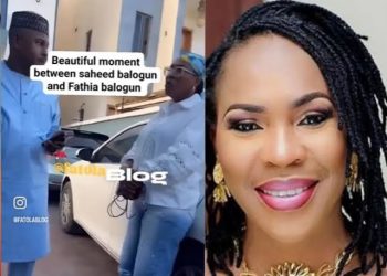 Saidi Balogun, ex-wife Faithia stir reunion talks in heartwarming viral video