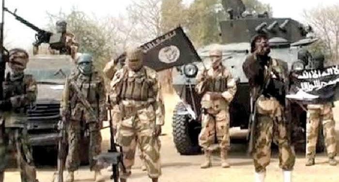 Terriorists kill one, abduct four, raze shops in Borno