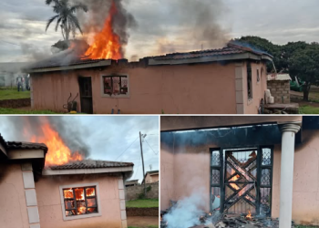 Frustrated woman sets her family home ablaze