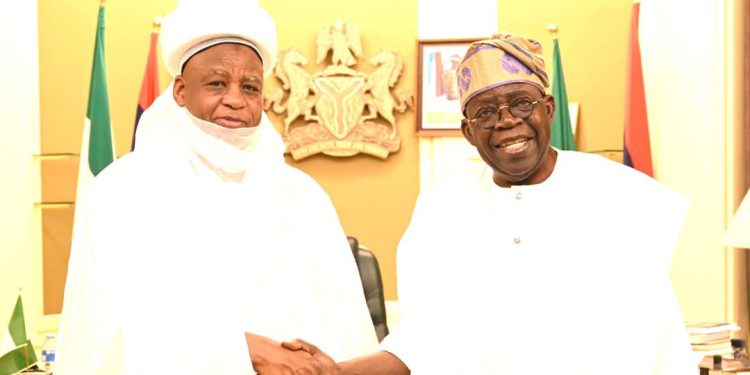 Tinubu meets with Sultan of Sokoto