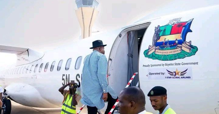 Bayelsa Acquired-Aircraft Makes Historic Inaugural Flight
