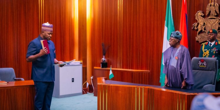 Tinubu Swears-In General Christopher Musa As Defence Minister