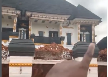 We need to know the source of his wealth – Man says as he shows off a mansion built by a tricycle (Keke) driver in South East