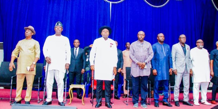 2027: Bayelsa Gov, Senators, APC Stakeholders Endorse President Tinubu