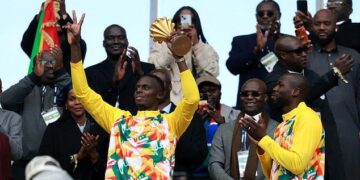 Senegal players parade AFCON trophy despite being stripped of title by CAF
