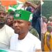 Nafiu Bala-Led ADC Members Protest At INEC HQ Over Chairmanship Dispute