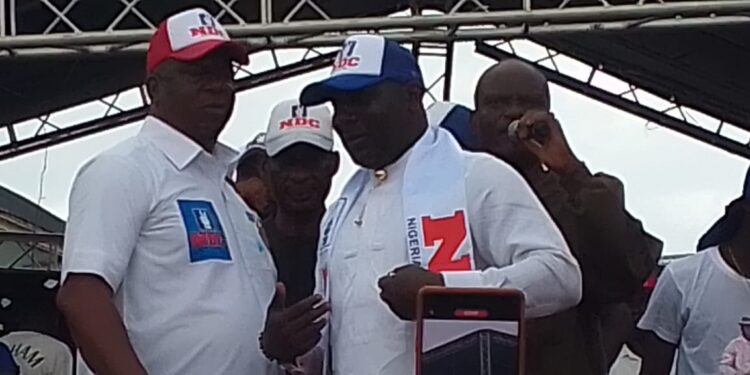 Saboh Dumps APC For NDC With Over 10,000 Supporters