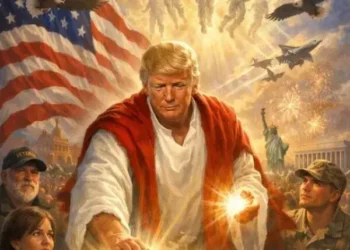 Trump Potrays Self As Christ With AI-Generated Picture