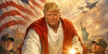 Trump Potrays Self As Christ With AI-Generated Picture