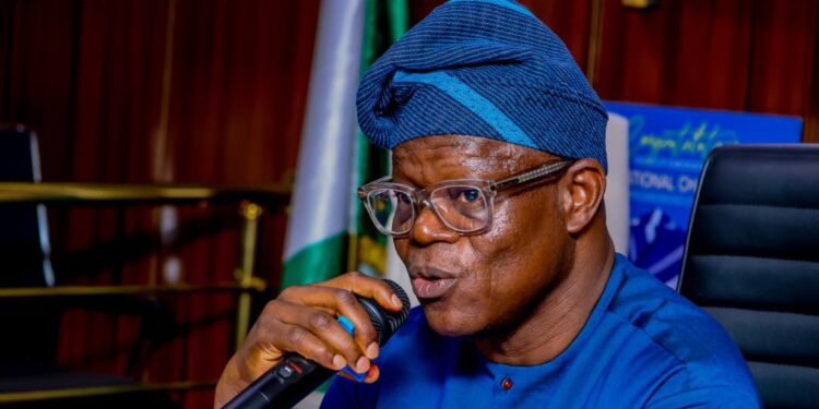Basiru Threatens Fayemi With Sanctions Over Criticism of APC
