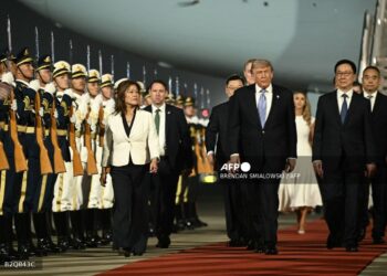 Trump arrives in China for high-stakes meeting with Xi Jinping