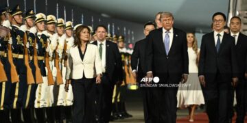 Trump arrives in China for high-stakes meeting with Xi Jinping