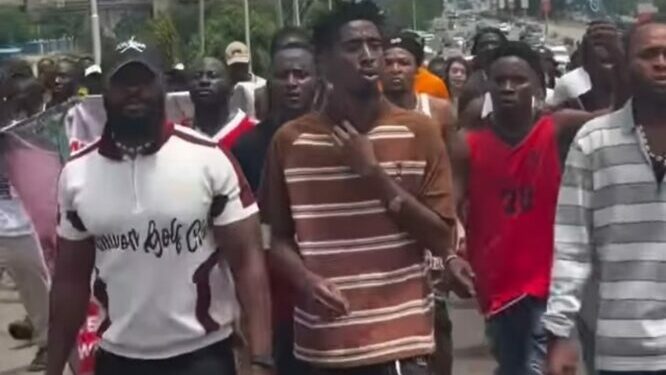 Activist VDM Leads ‘Tinubu Must Go’ Protest In Abuja Over Rising Insecurity